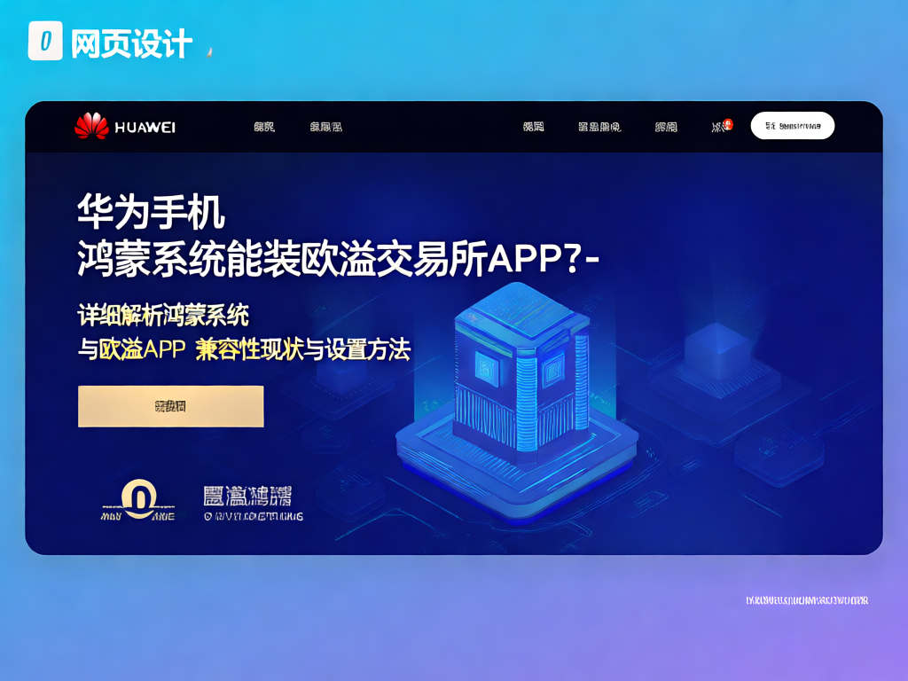 华为鸿蒙系统与欧溢交易所APP兼容性示意图